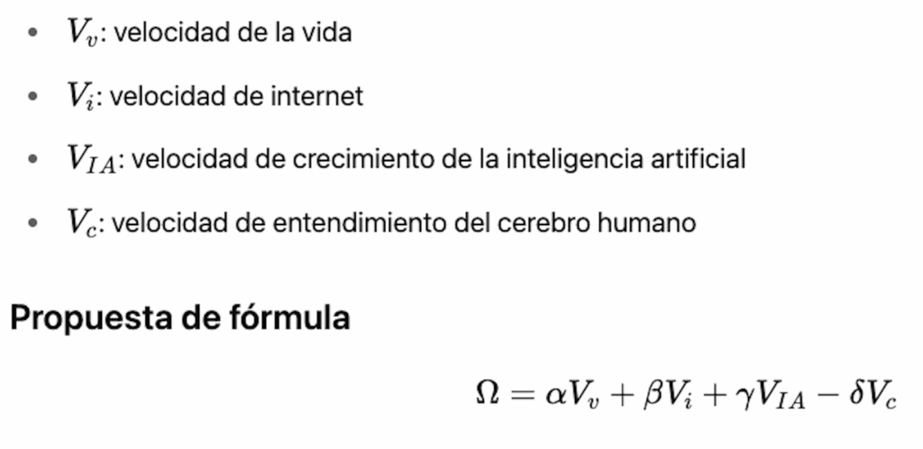 ecuación de velocidad de las personas y las IAs