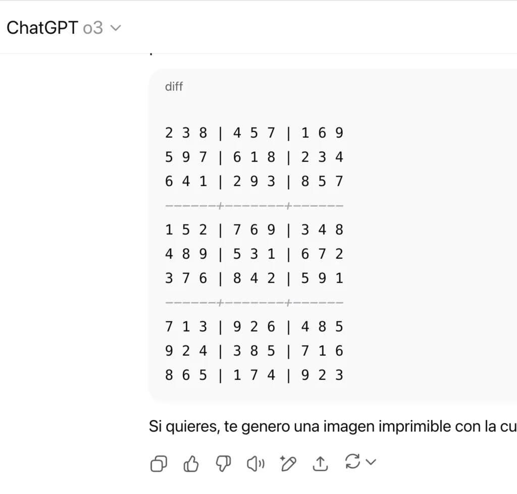 ChatGPT razonamiento